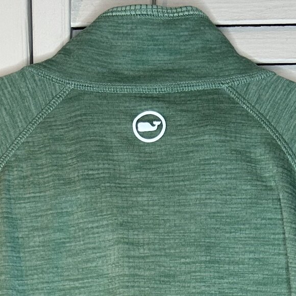 Vinyard Vines Mens Green 1/4 Zip Long Sleeve Sweatshirt XL - Picture 7 of 9